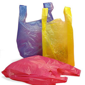 Полылактик покрашенные кислотой Биодеградабле сумки отброса футболки с логотипом