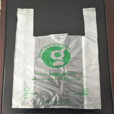 100% Биоразлагаемый логотип водорастворимых сумок ПВА, напечатанный таможней по магазинам