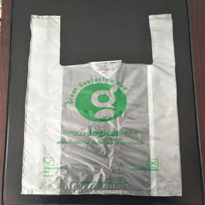 качество  100% Biodegradable PVA Water Soluble Bags T-Shirt Shopping Custom Printed Logo завод