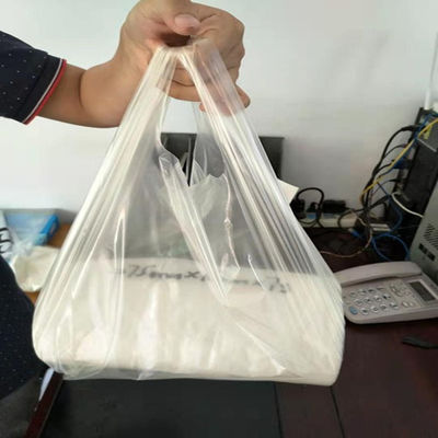 Biodegradable полиэтиленовый пакет MSDS футболки PVA расстворимый в воде аттестовал